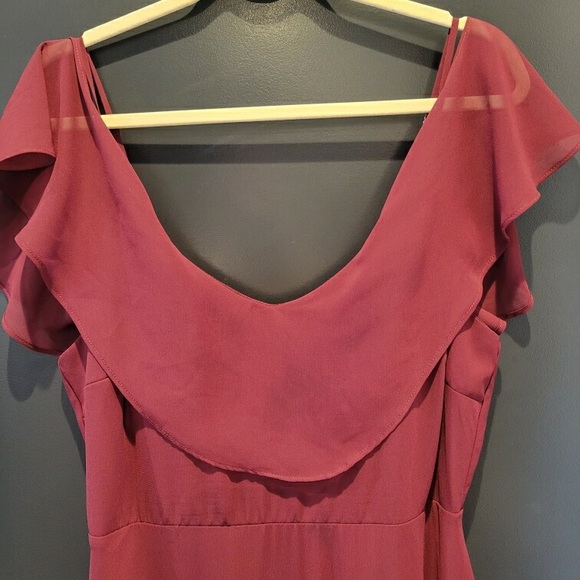 Birds Grey Jane Convertible Bridesmaid Dress - Picture 3 of 8